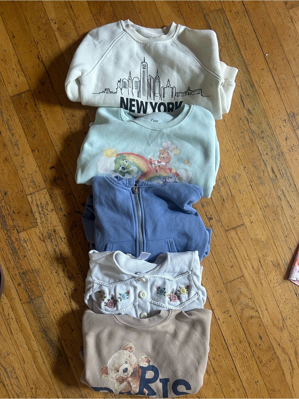 Unbranded Cream New York Skyline Kids Sweatshirt